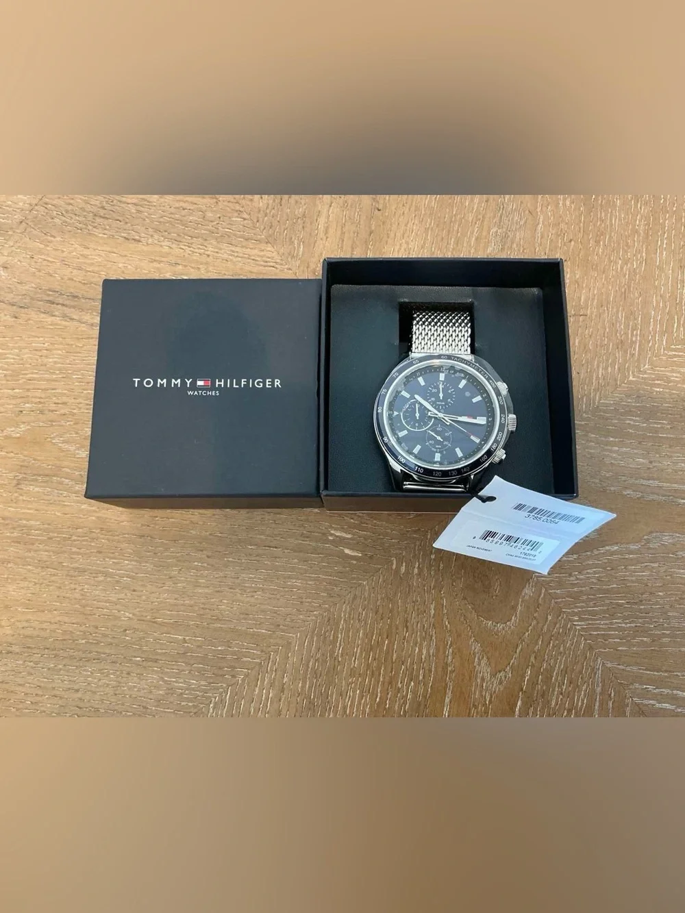 Tommy Hilfiger Men Black Dial Analog Watch